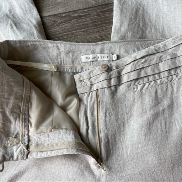 Melanie Lyne Linen Wide Leg Pants - Picture 7 of 15